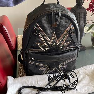 Preowned authentic 100% MCM large backpack I bought it at Nordstrom